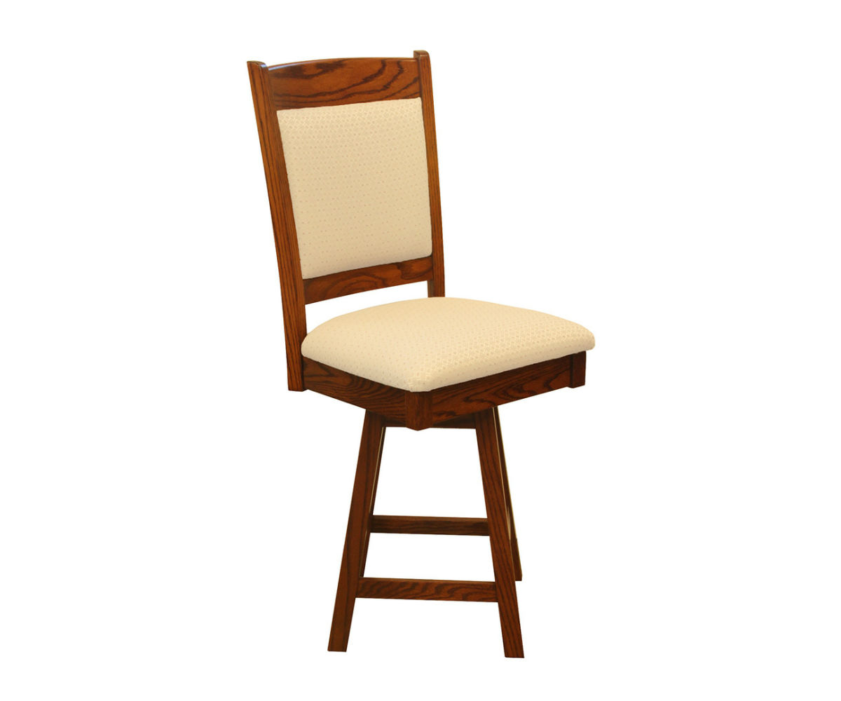 Franklin Upholstered 24" Swivel Bar Chair