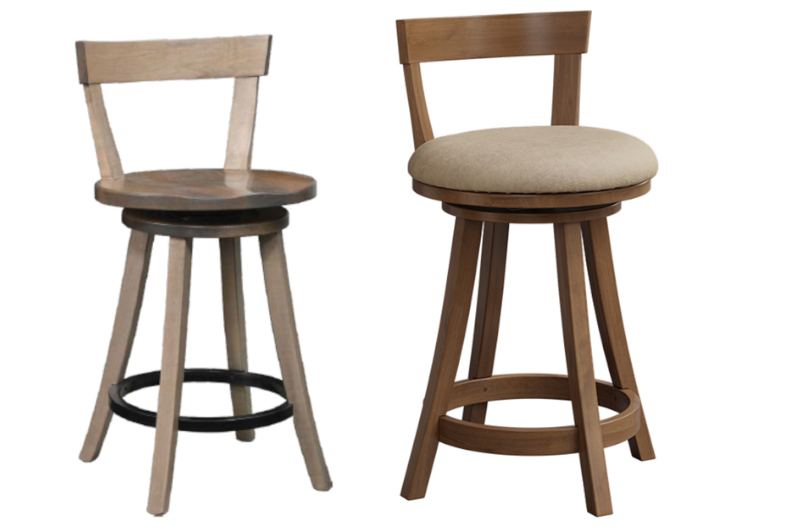 Turnstone Swivel Stools with Backs