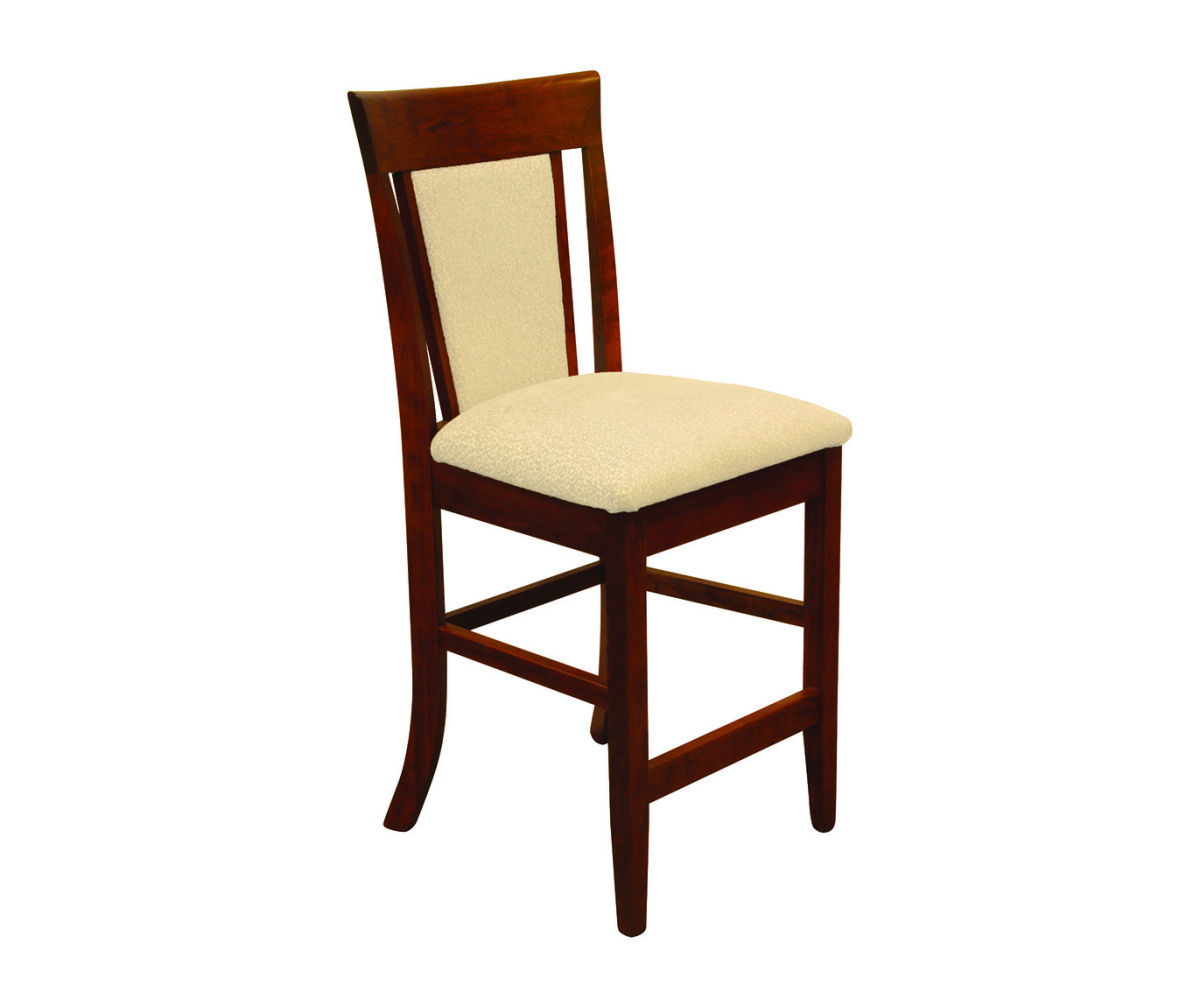 Old World Shaker Upholstered 24" Bar Chair