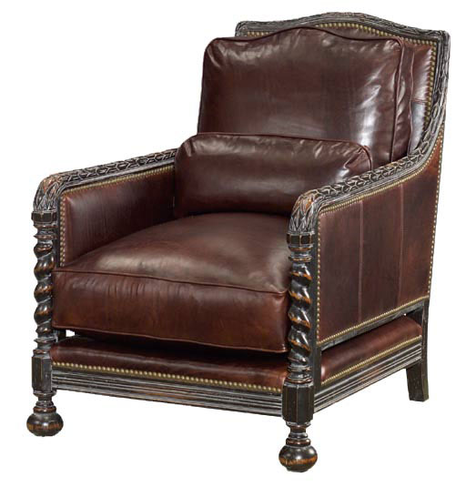 Leathercraft 841 All Hallows Library Chair