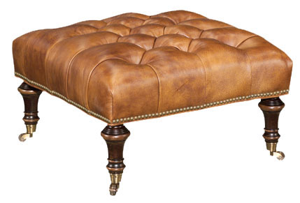 Leathercraft 851-O Trotter Tufted Bench