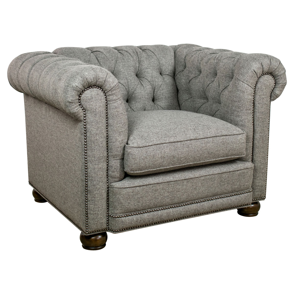 Leathercraft 527 Stanhope Chesterfield Tufted Chair