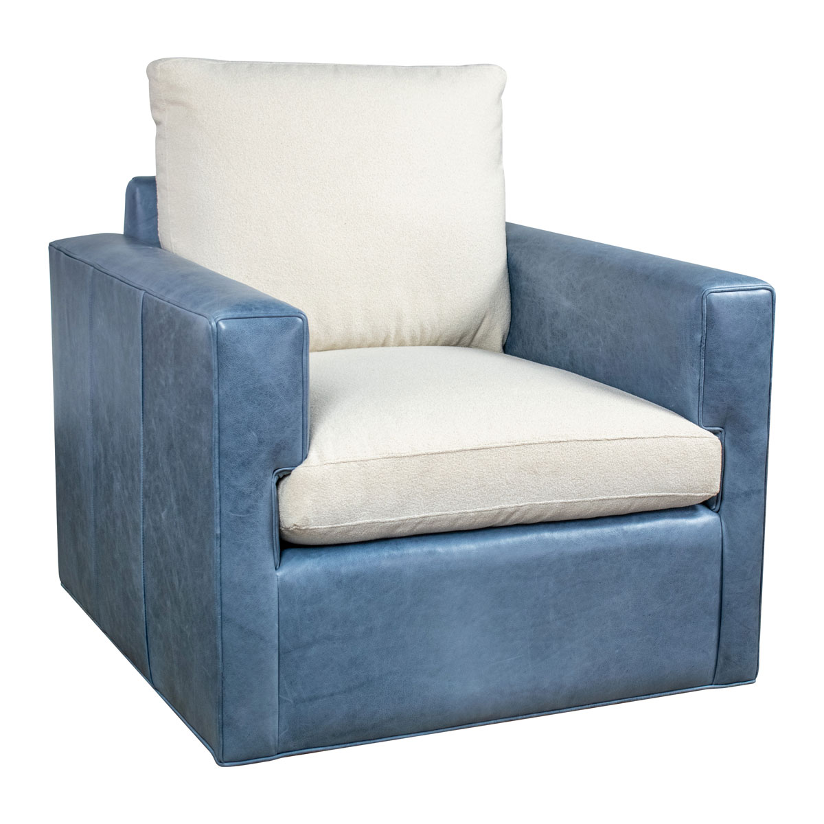 Leathercraft 592-S Piccadilly Swivel Chair