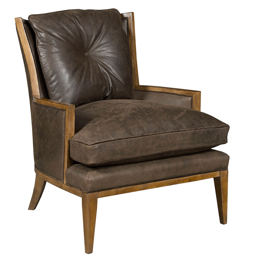 Leathercraft 721 Mission Viejo Carved Chair 