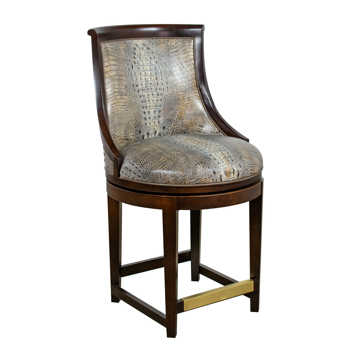 Leathercraft 771 Ava Swivel Counter Stool