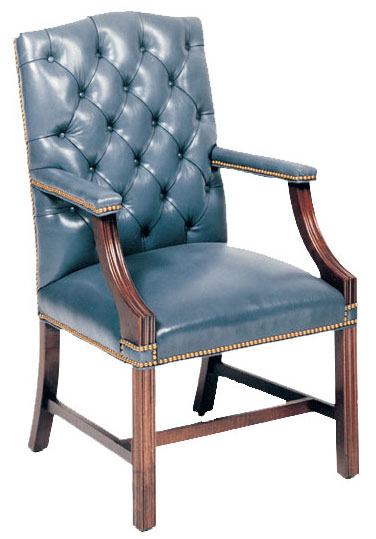 Leathercraft 109 Langthorn Tufted Guest Chair 