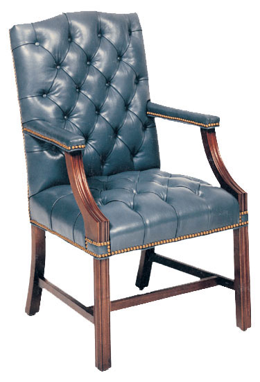 Leathercraft 110 Langthorn Tufted Guest Chair 
