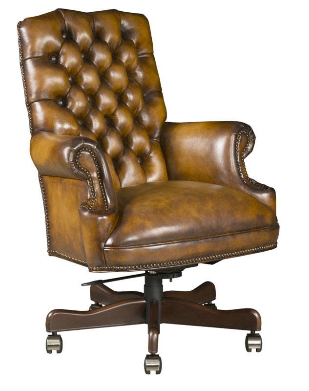 Leathercraft GT-116-S Keating Gas Knee Tilt Swivel Chair