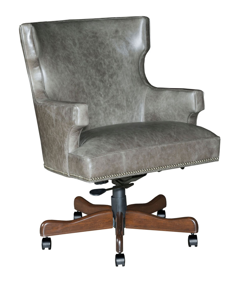Leathercraft GT-186-S Elm Row Gas Knee Tilt Swivel Chair 