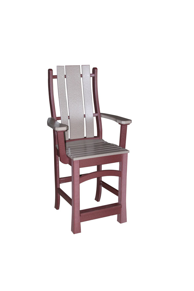 Madison Poly Arm Counter Height Chair