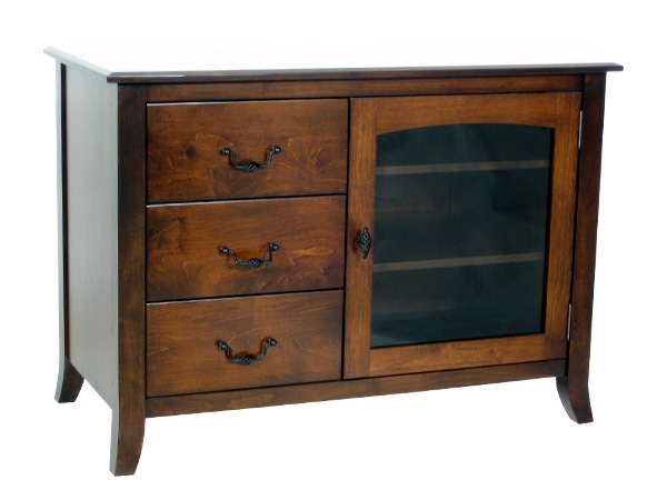 Old World Style 42" Wall TV Stand - Ohio Hardwood ...
