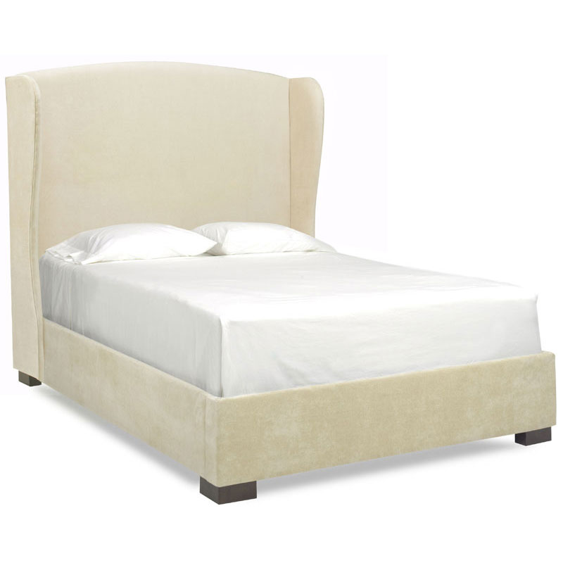 Dream Creations Upholstered Bed with Wing Headboard