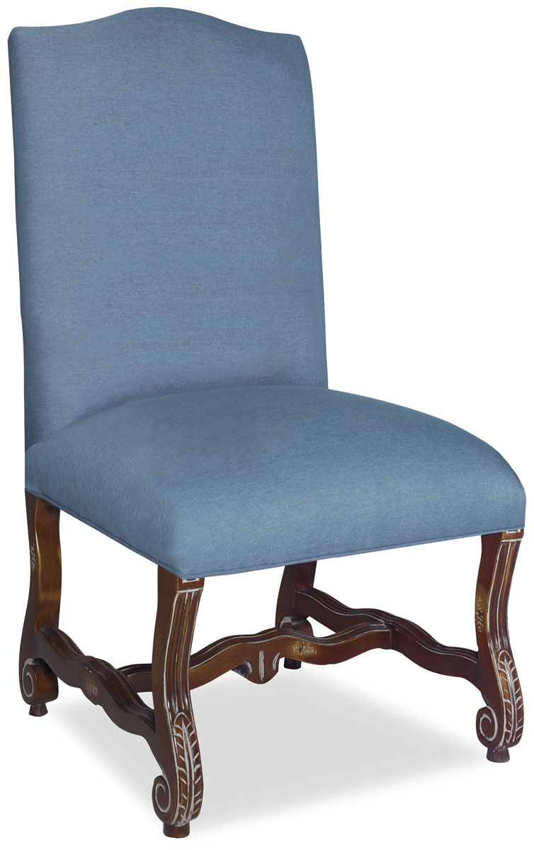 Adrian Armless Dining Chair 2012-AL shown in Foundation Air Fabric with a Winston Finish