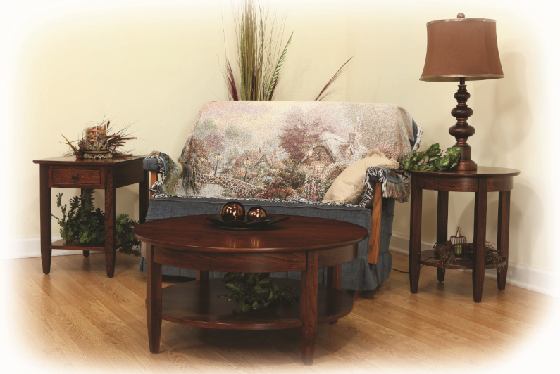 Knob View Shaker Accent Tables