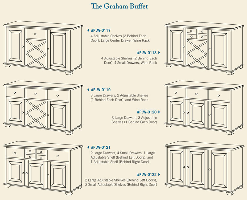 Graham Buffet Dimensions and Configurations
