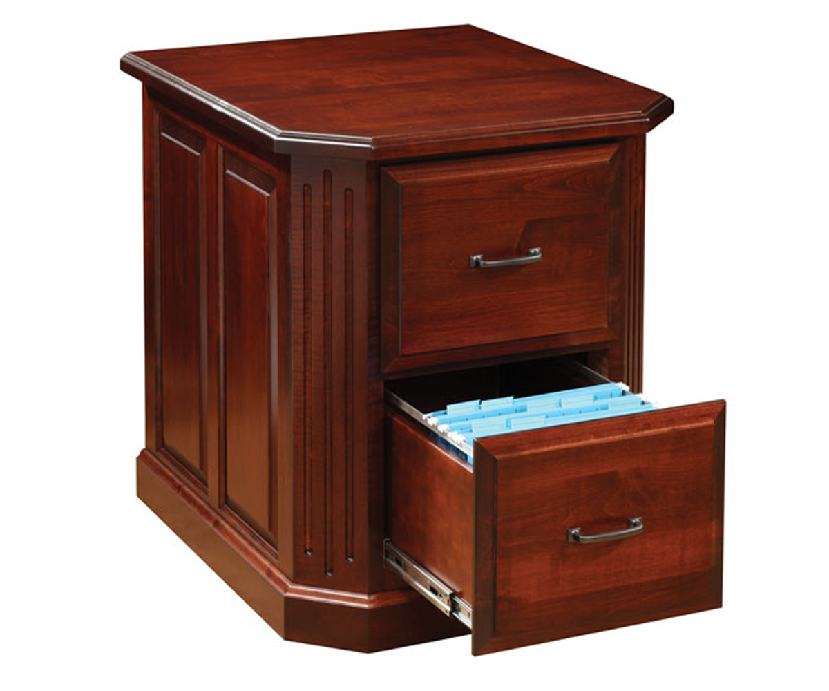 Fifth Avenue 2-Drawer Vertical File Cabinet Open