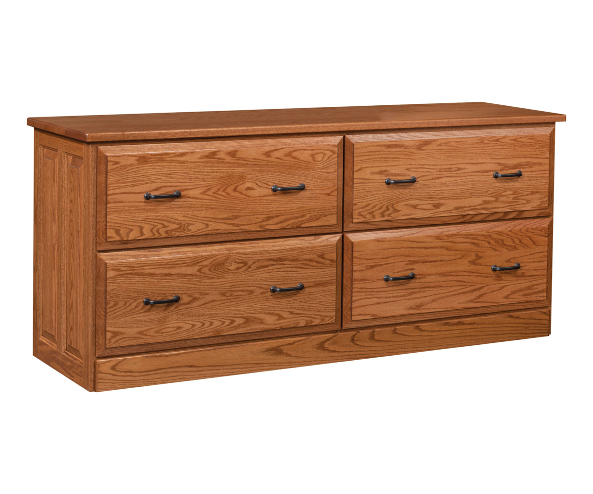 4-Drawer Double Lateral File Cabinet
