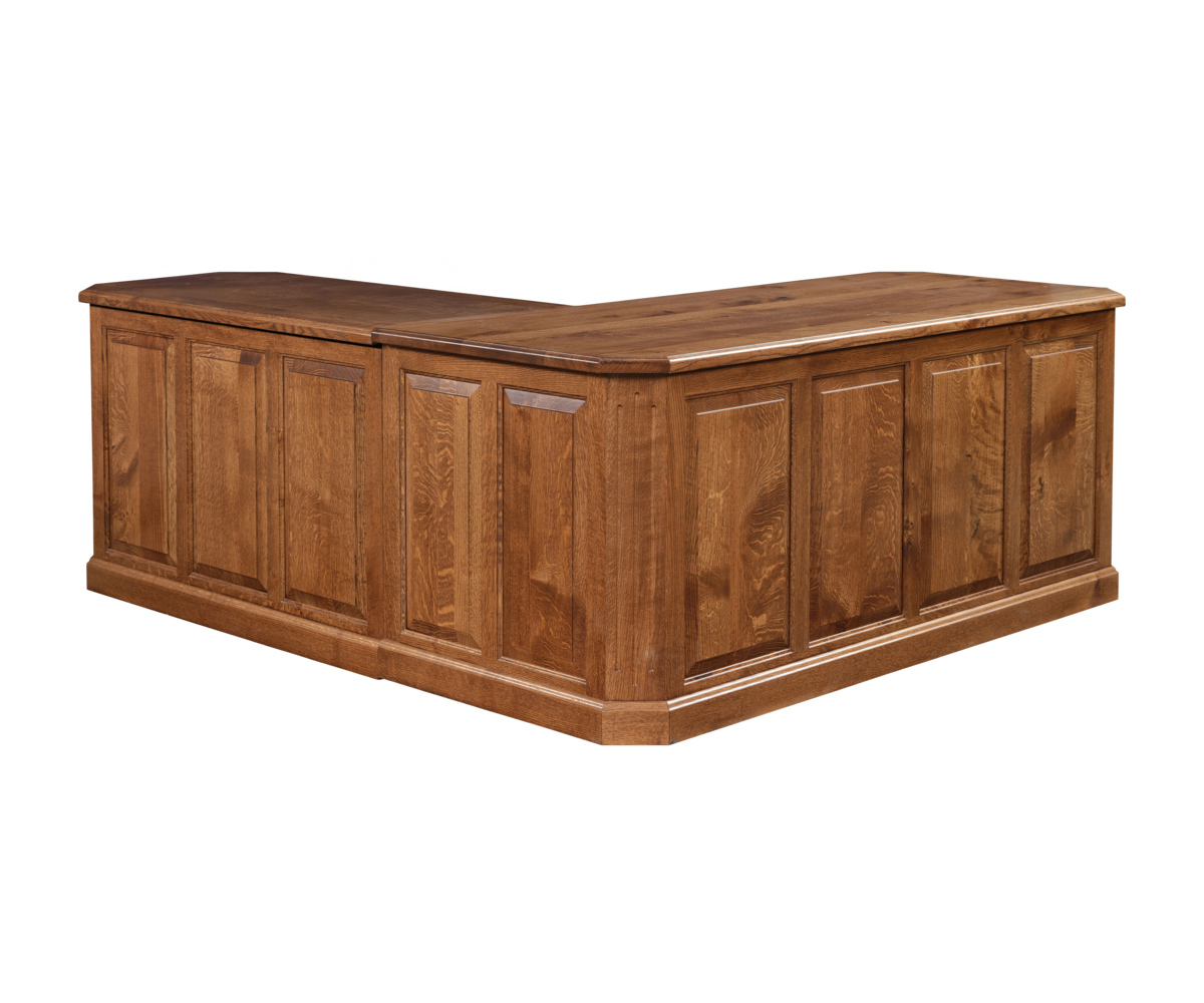 Fifth Avenue L-Desk with Adjustable Return