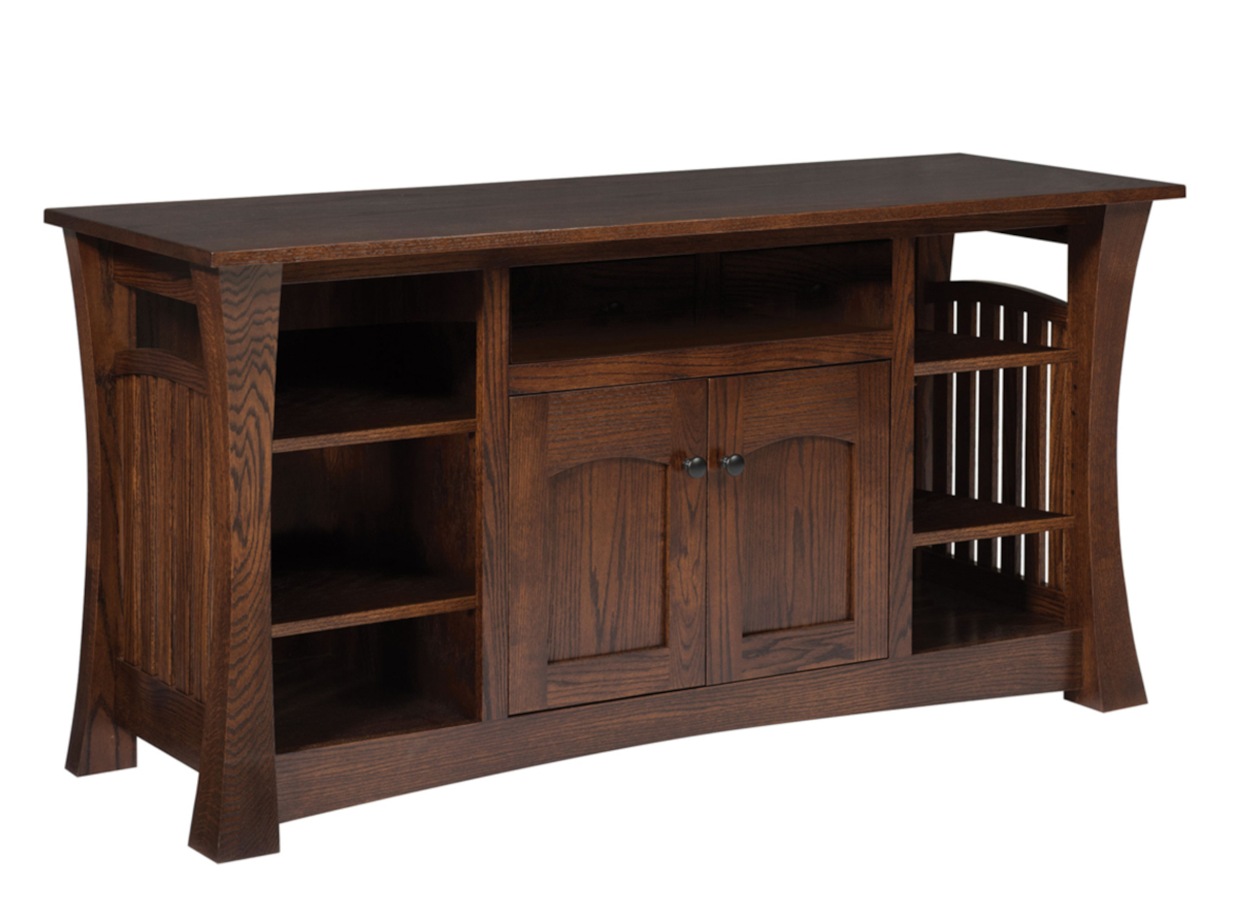 Mission Gateway 60" TV Stands with 2 Doors and Center Opening
