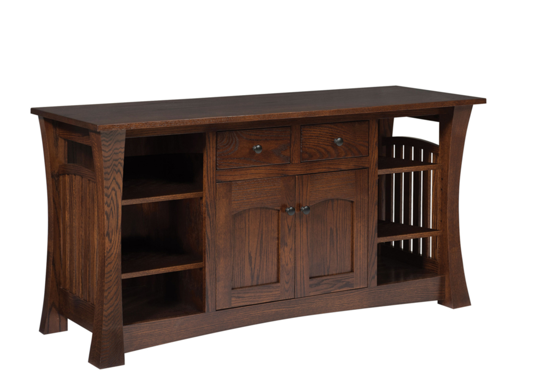 Mission Gateway 60" TV Stand with 2 Doors and 2 Drawers
