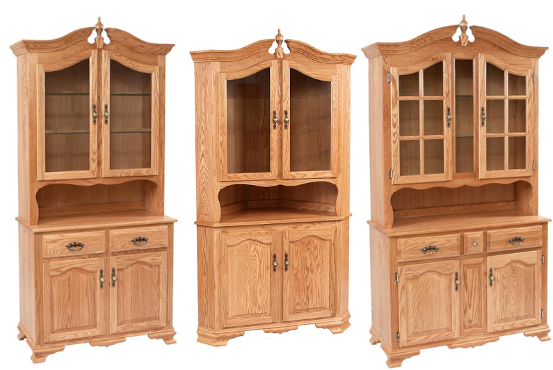 Bavarian Two Door China Hutches