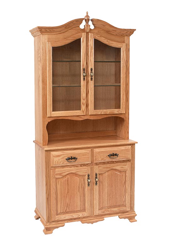 Bavarian 2-Door China Hutch (B200LD)