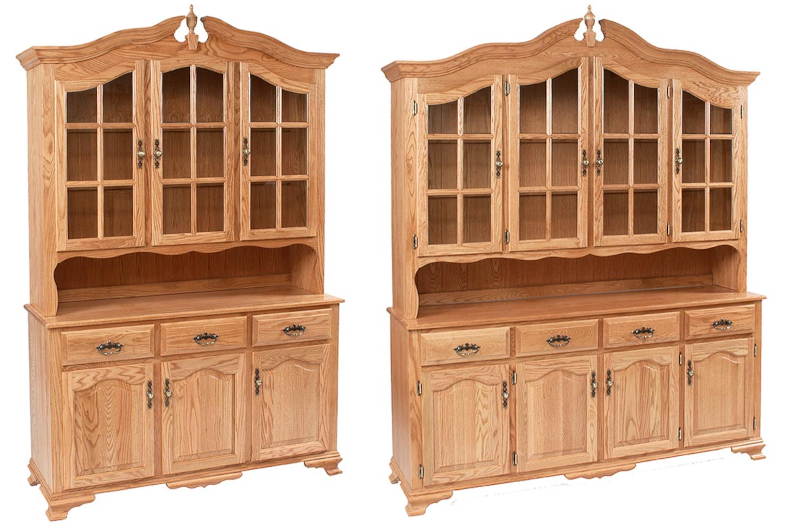 Bavarian 3 or 4 Door China Hutches