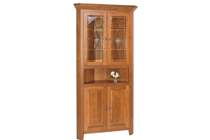 Diamond Elements Two Door Corner Hutch