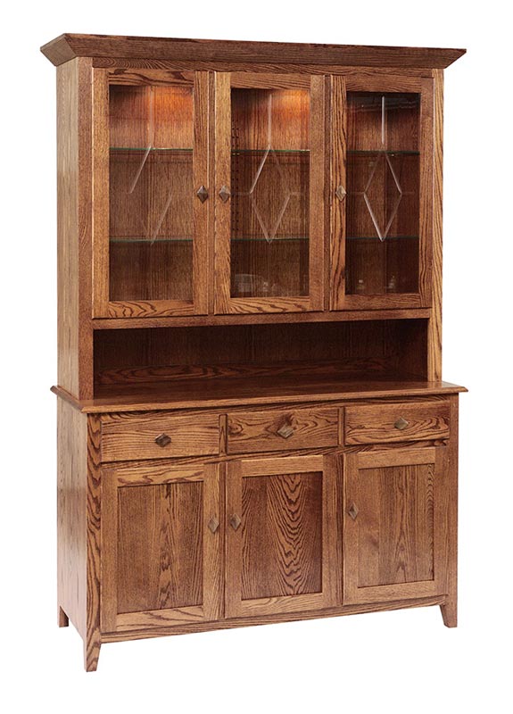 Diamond Elements Three Door China Hutch