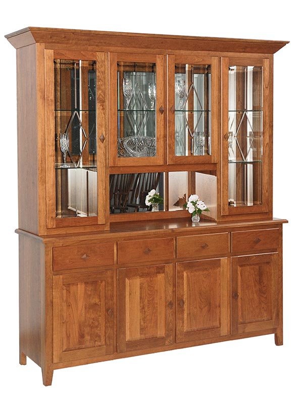 Diamond Elements Four Door China Hutch