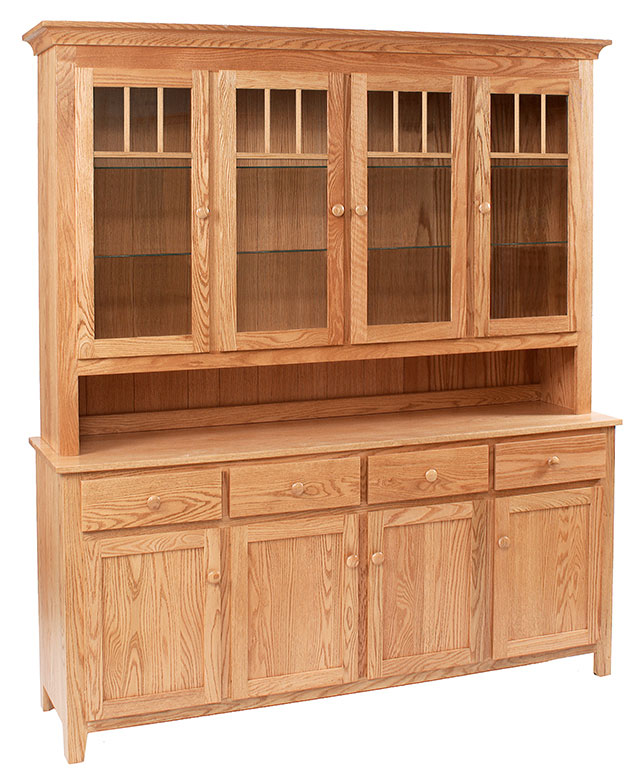 Shaker Impression Four Door China Hutch