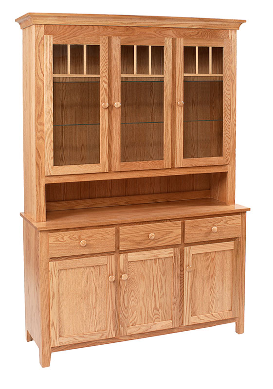 Shaker Impression Three Door Hutch