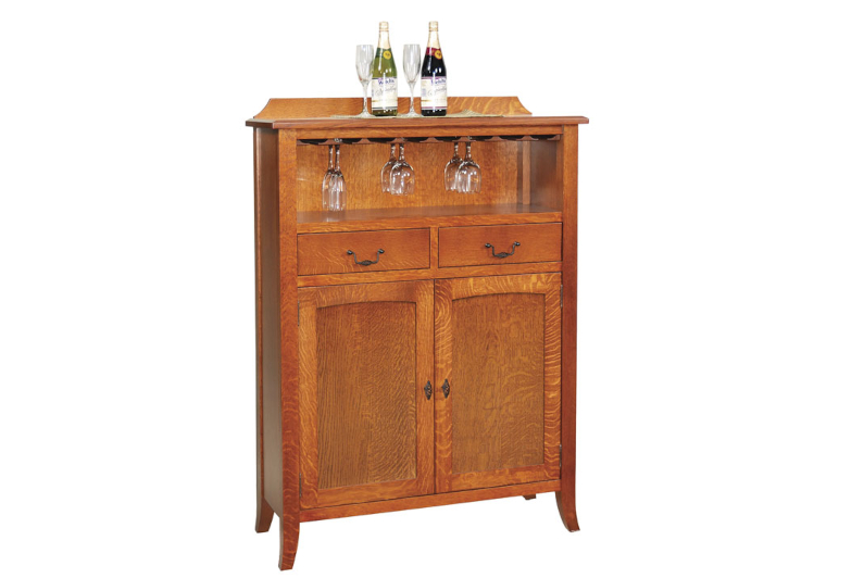 Old World Wine Cabinet