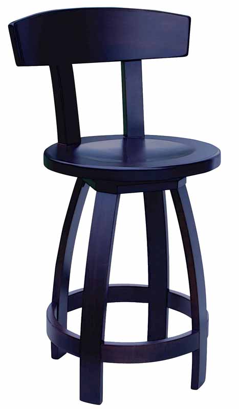 Covington Swivel Stool with Back