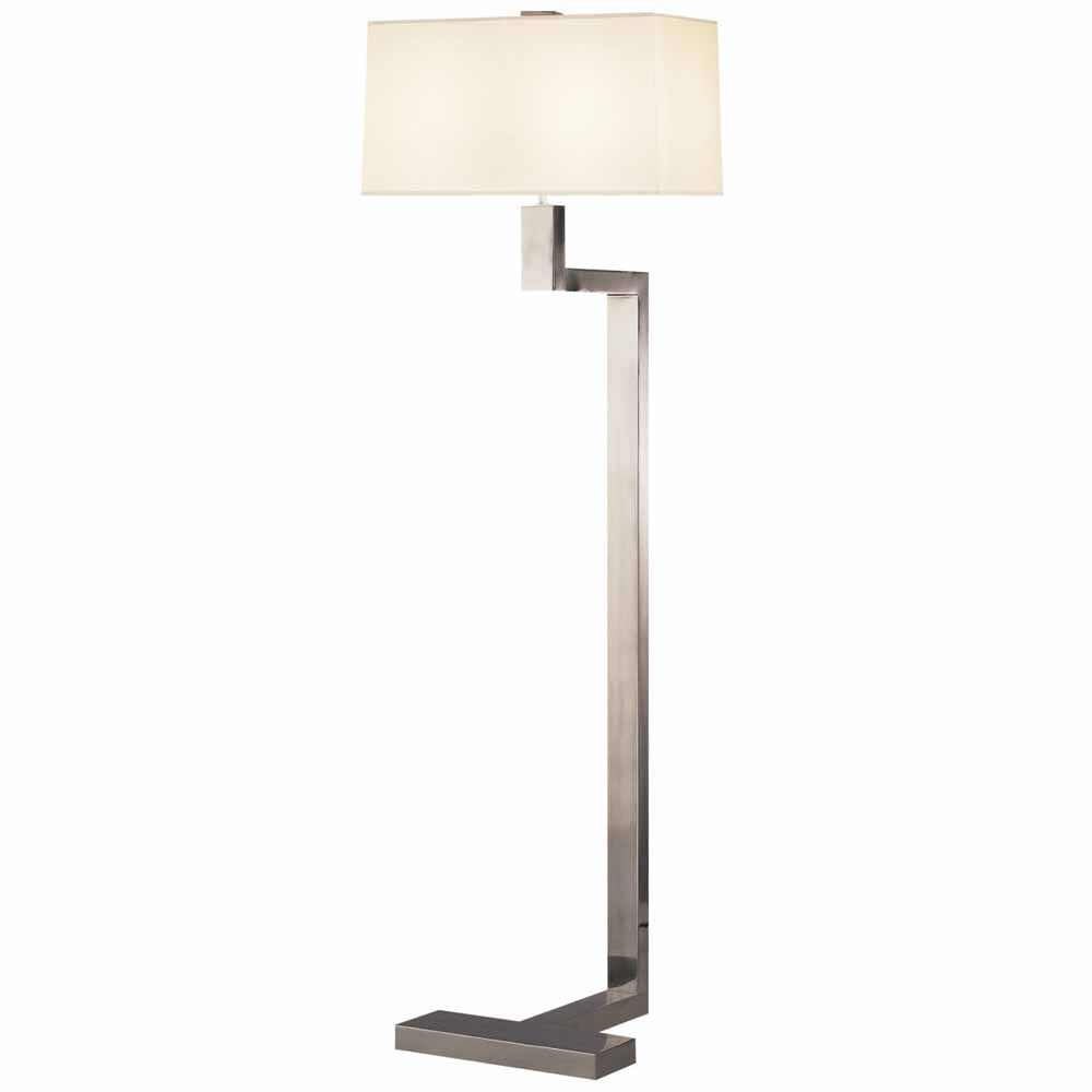 Doughnut Floor Lamp in Antique Silver