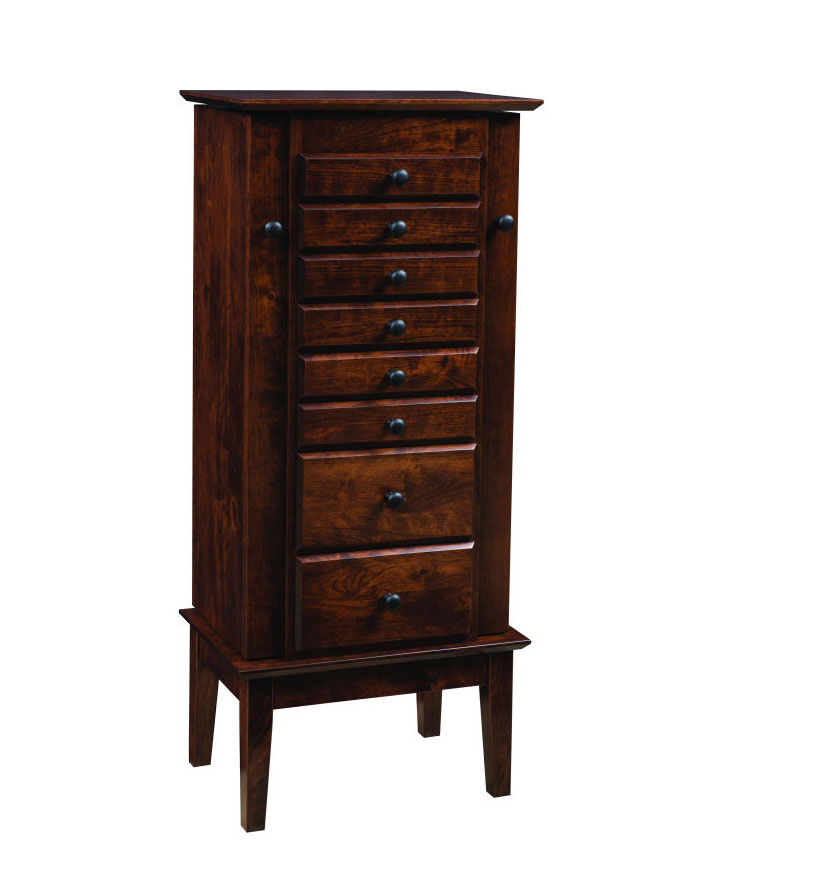 Winged Mill Shaker Jewelry Armoire 