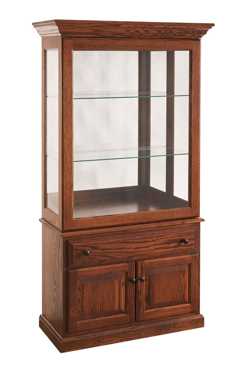 Traditional Sliding Curio #3972T