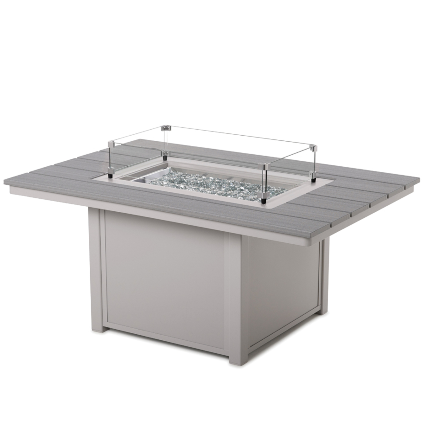 36 x 54 Rectangular Rustic Top Fire Table