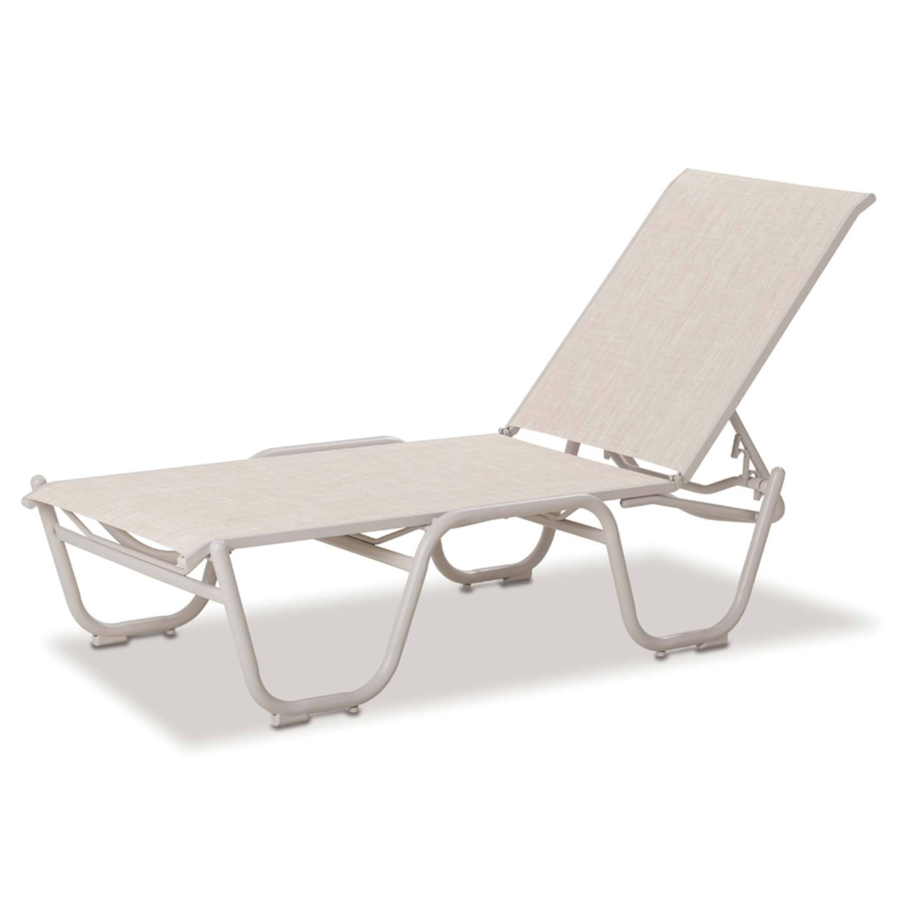 Gardenella Sling 16 inch Four Position Lay-Flat Stacking Armless Chaise