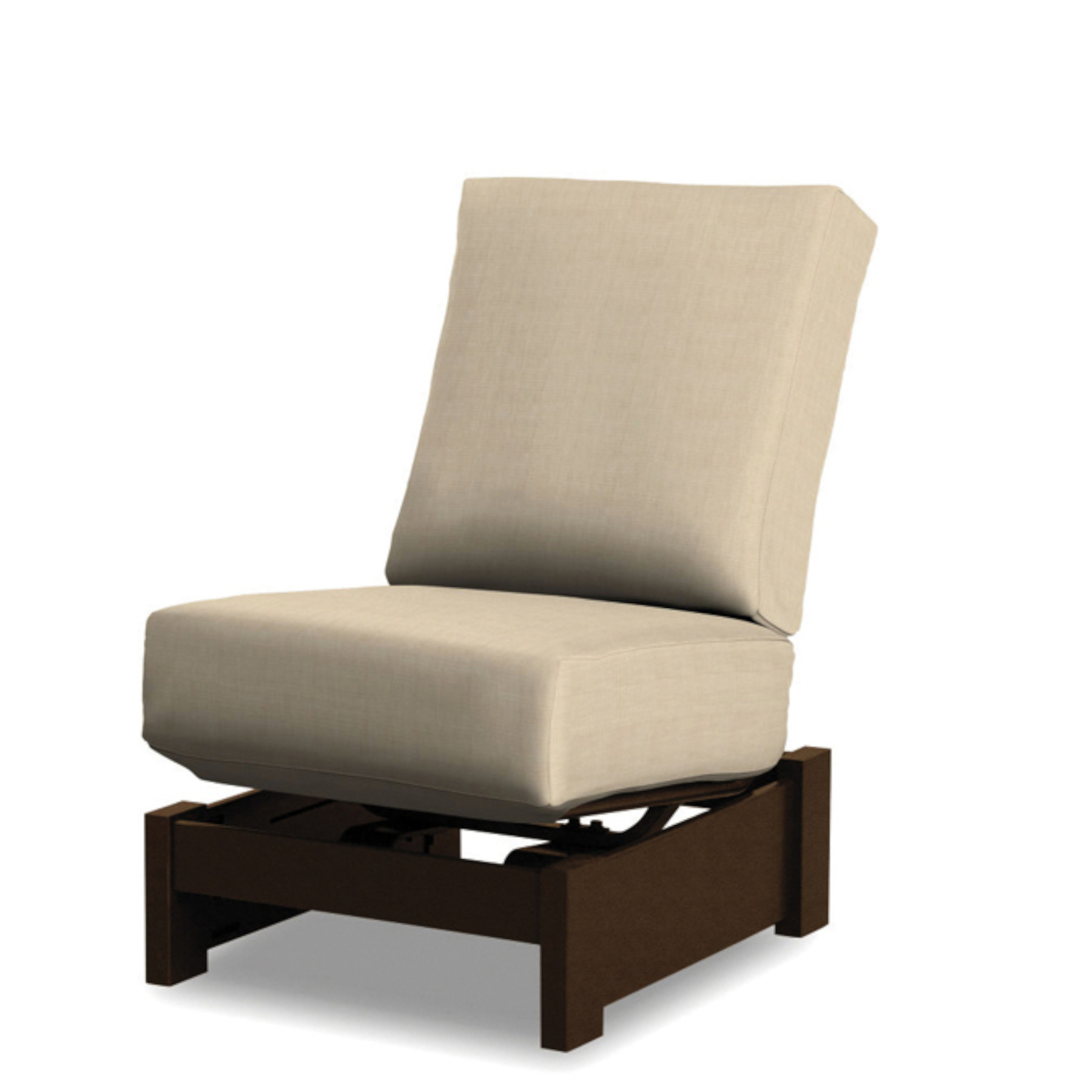 Leeward Cushion Armless Single-Seat Hidden Motion Section