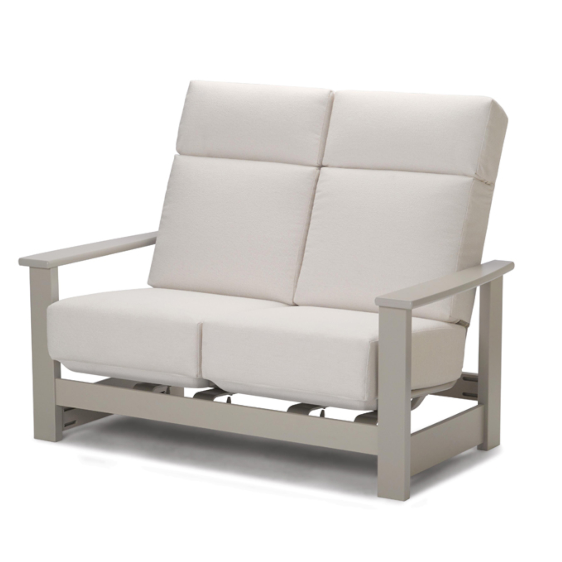 Leeward Cushion Supreme Hidden Motion Loveseat w/MGP Arms