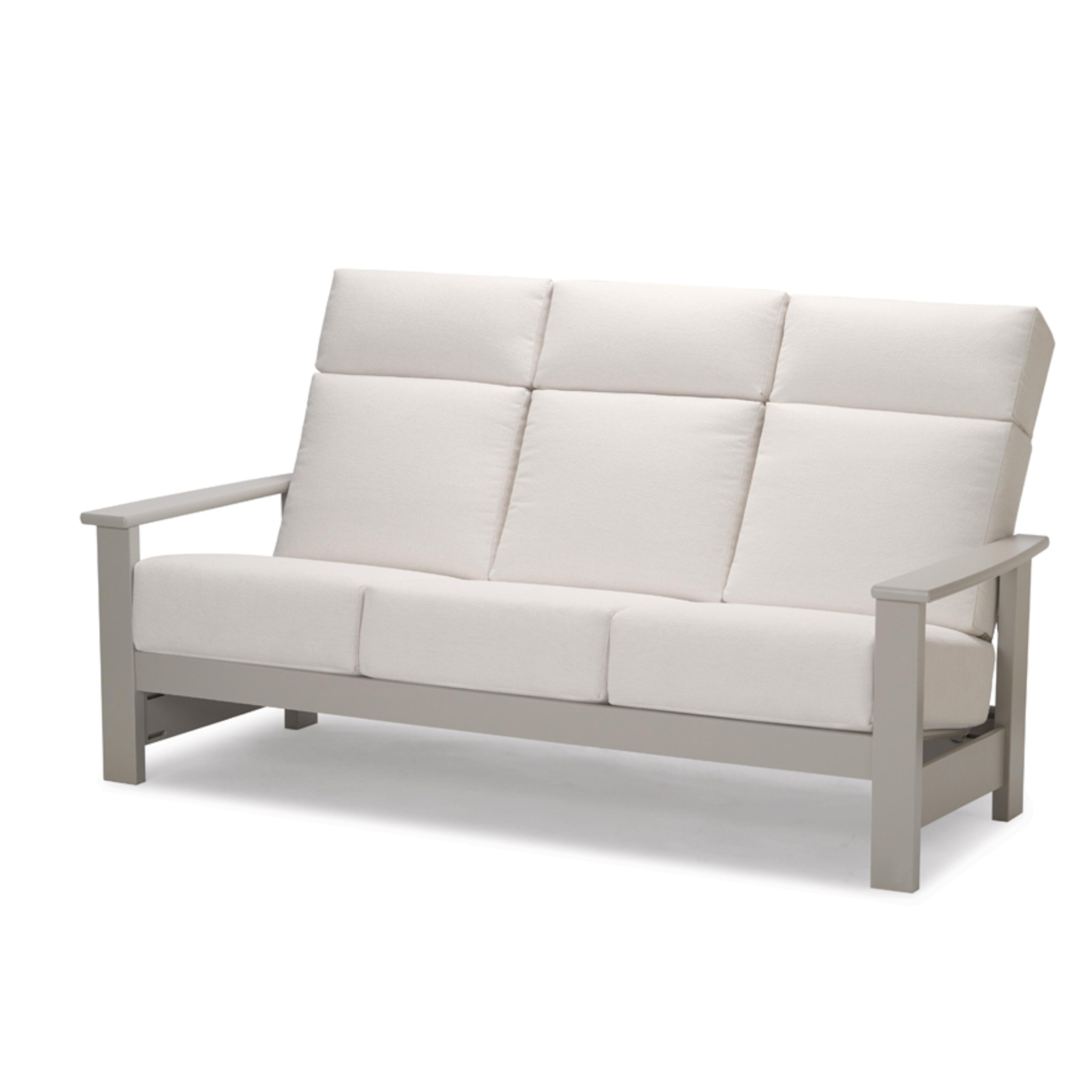 Leeward Cushion Supreme Three-Seat Sofa w/MGP Arms