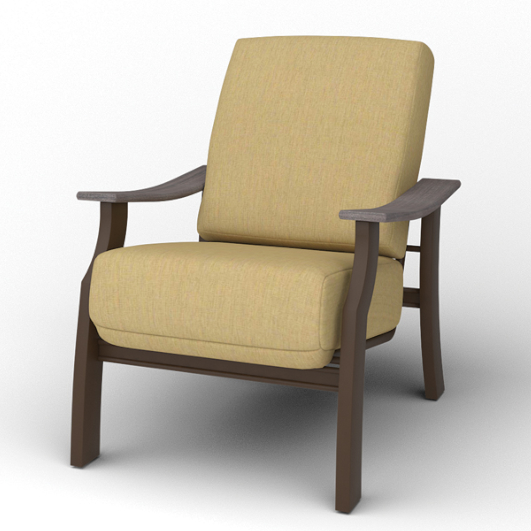 St. Catherine Arm Chair with Rustic Arms