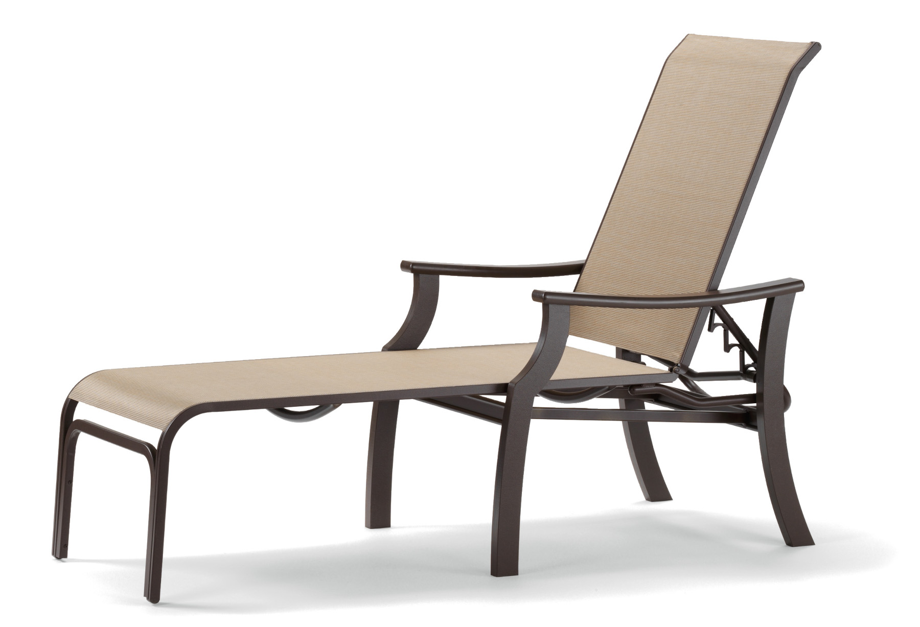 St. Catherine MGP Sling Four-Position Lay Flat Chaise with MGP Arms