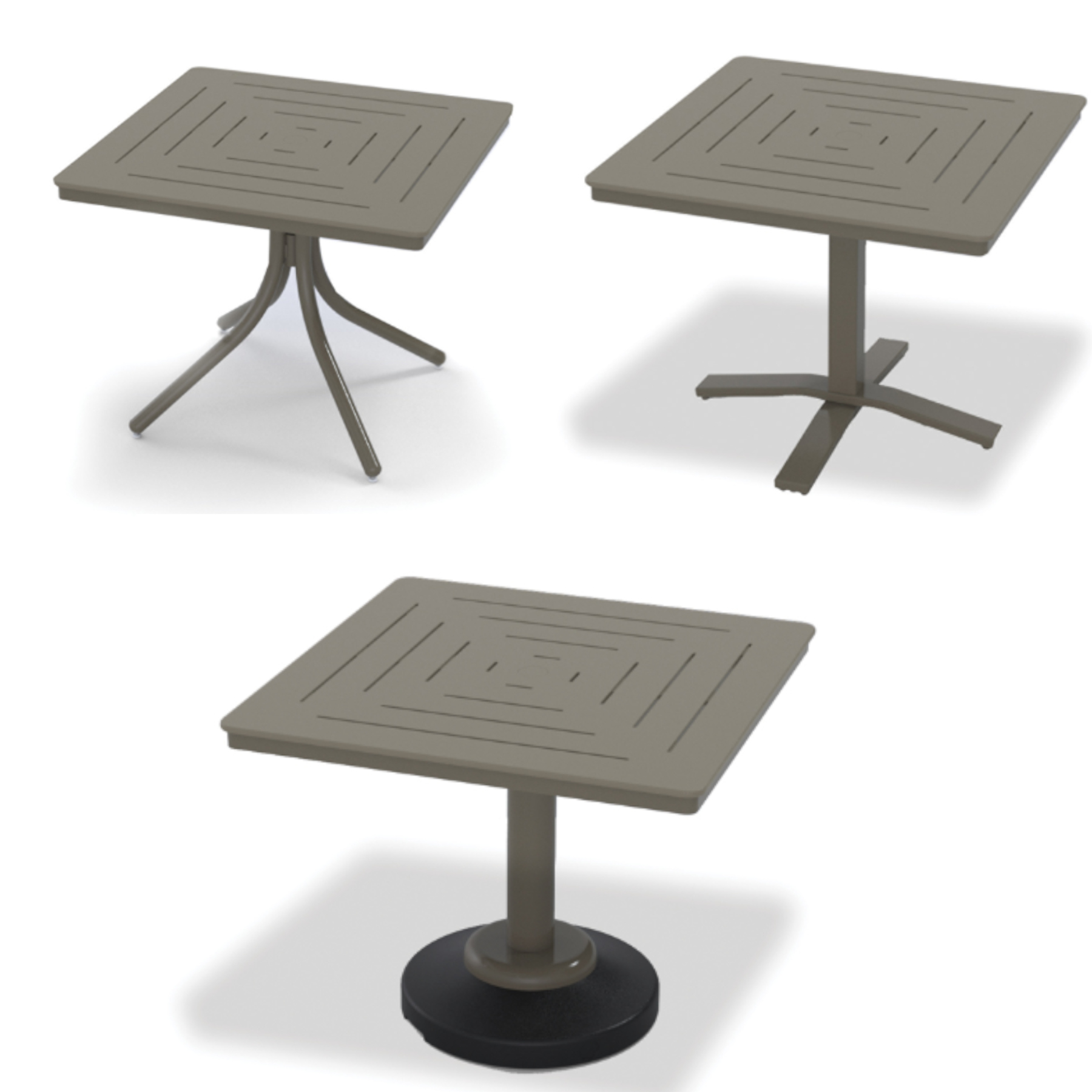 36" Square MGP Dash Top Dining Tables