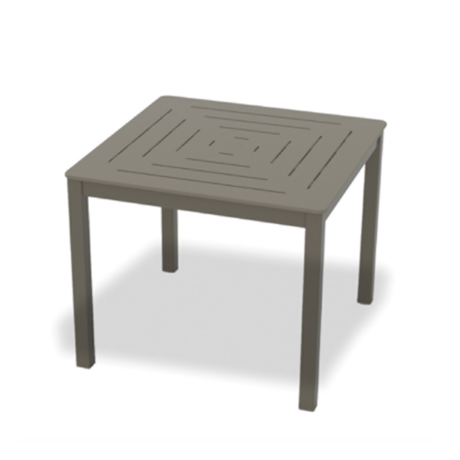 36" Square MGP Dash Top Parsons Dining Table