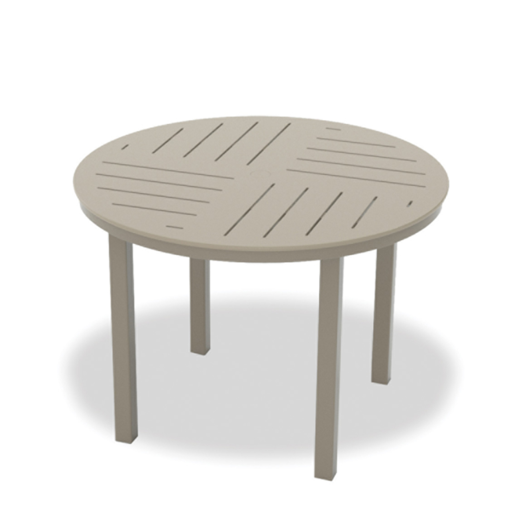 42" Round MGP Dash Top Parsons Dining Table