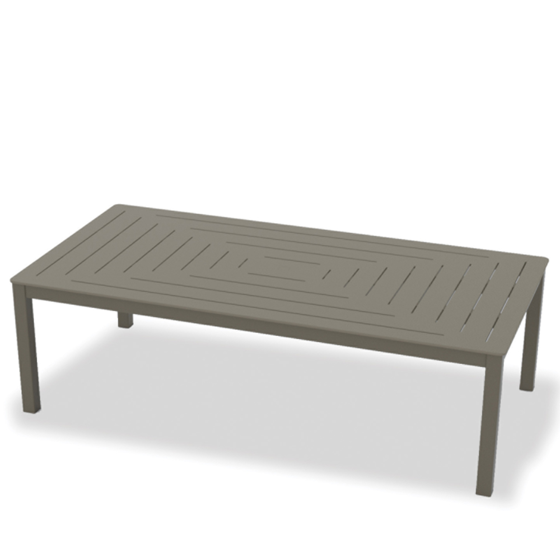48 x 96 Rectangular MGP Dash Top Parsons Dining Table