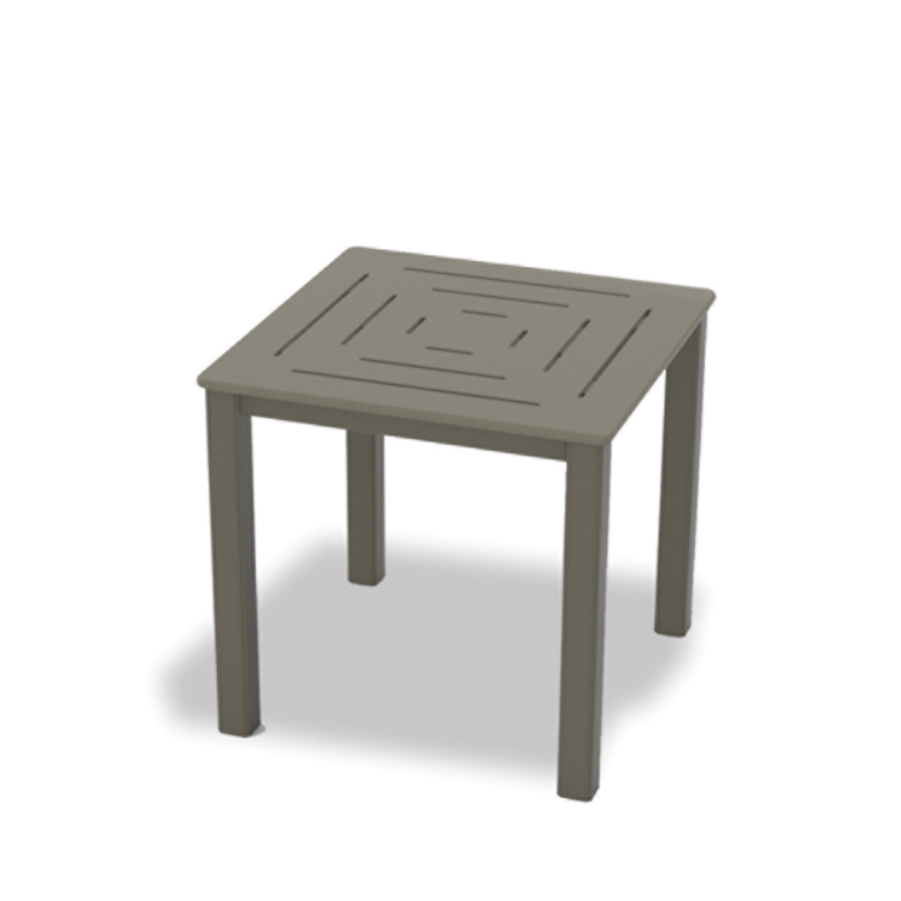 21" Square MGP Dash Top End Table