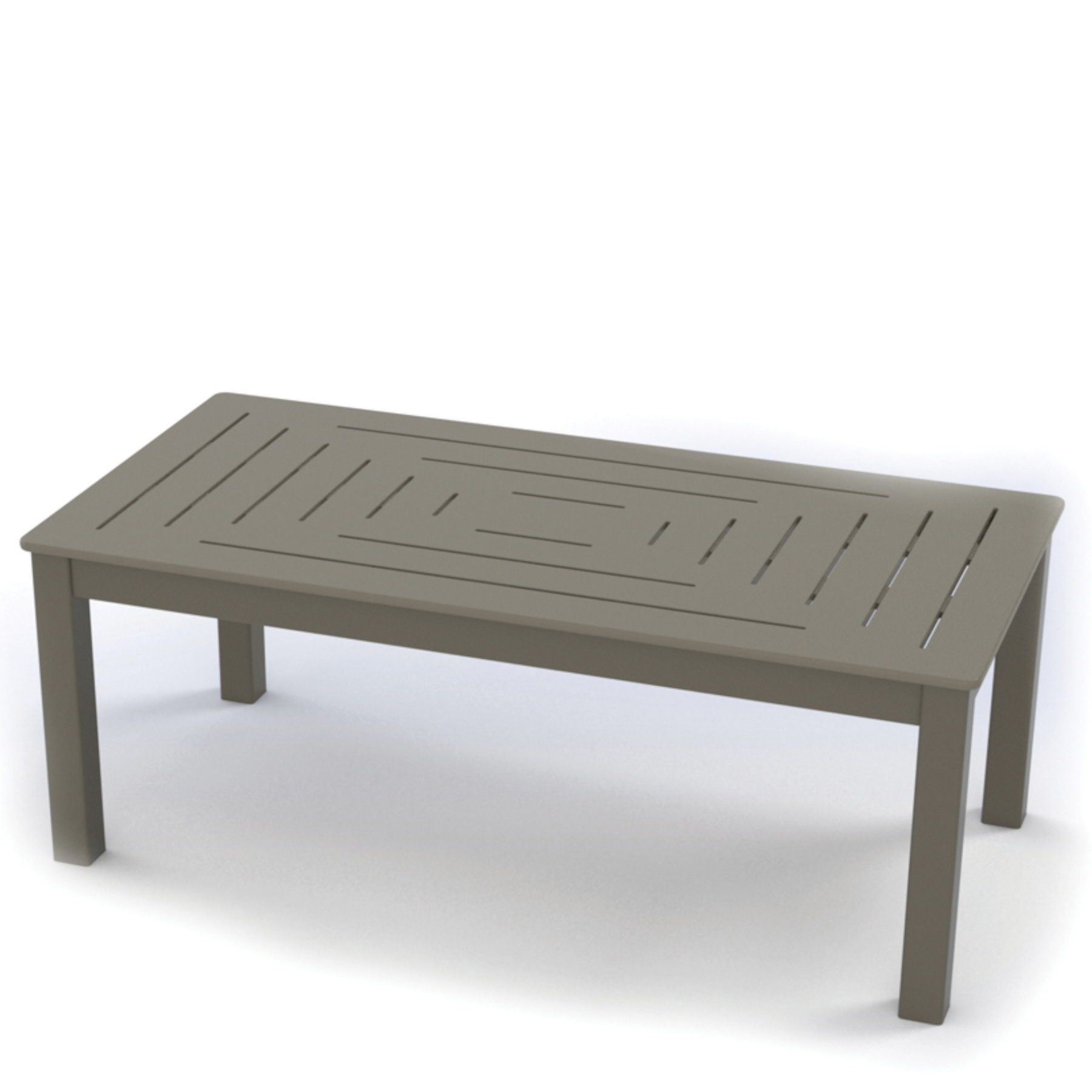 24" x 48" Rectangular MGP Dash Top Coffee Table